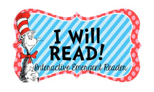 “I Will READ!” - Dr. Seuss Interactive Reader Printable