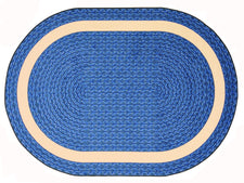 Sharing Circle© Classroom Rug, 7'8" x 10'9"  Oval Blue