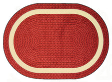 Sharing Circle© Classroom Rug, 7'8" x 10'9"  Oval Red