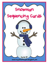 Snowman Sequencing FREEbie