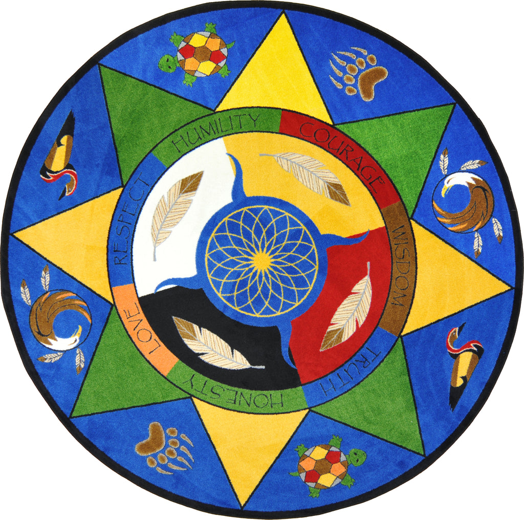 Spirit of Truth© Sunday School Rug, 5'4"  Round