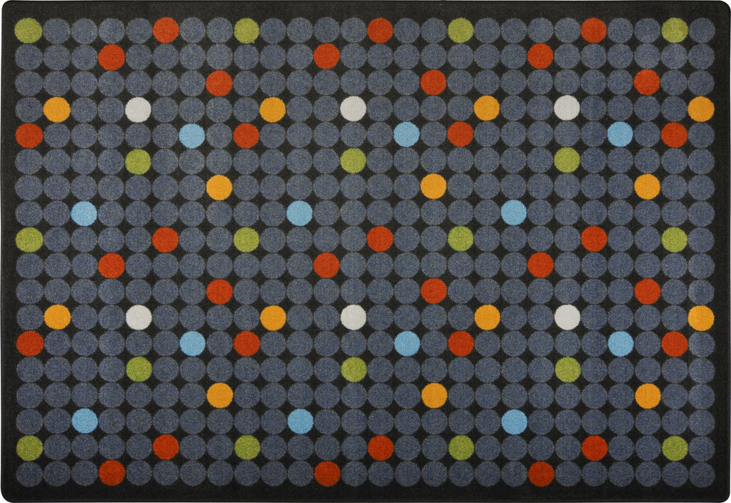 Spot On© Classroom Rug, 7'8" x 10'9" Rectangle Licorice