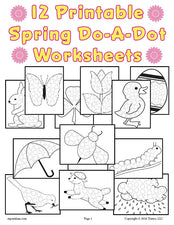 12 Spring Do-A-Dot Printables!