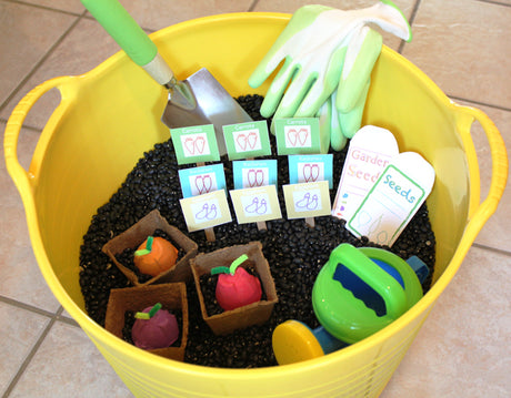Spring Garden Sensory Bin