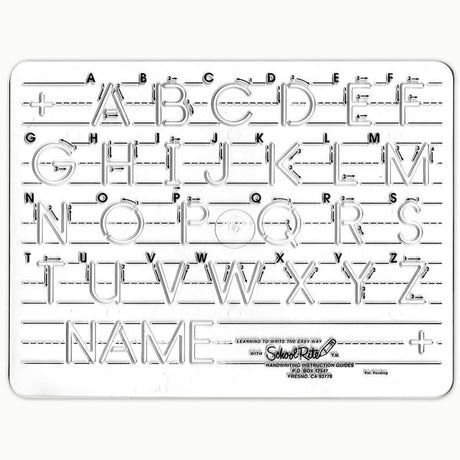 Template Manuscript Uppercase 1 Letters