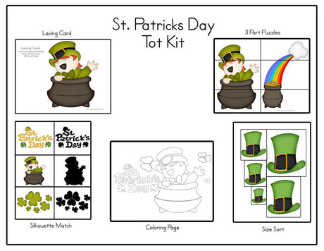 St. Patrick's Day Toddler Kit with FREE Printables