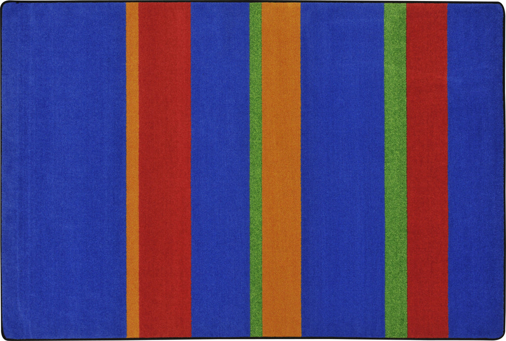 Straight and Narrow© Primary Classroom Rug, 5'4" x 7'8" Rectangle