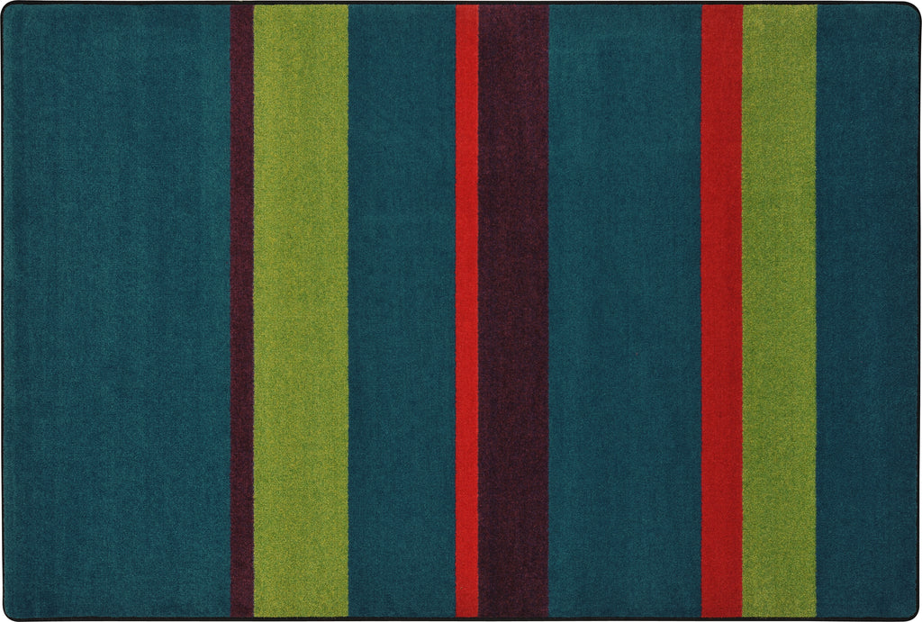 Narrow Rectangle Rug Joy Carpets Straight and Narrow© Tropics Classroom Rug, 7'8