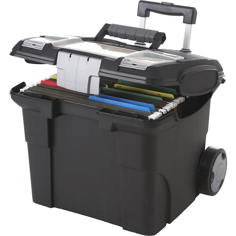 Premium File Box with Wheels