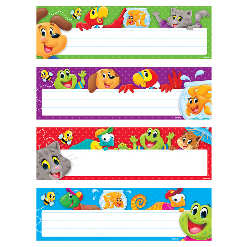 Playtime Pals™ Desk Toppers® Name Plates Variety Pack 
