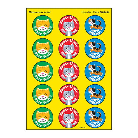Purr-fect Pets Stinky Stickers® (Cinnamon) – Large Round