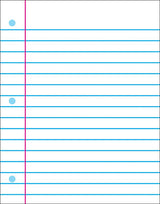 Notebook Paper Wipe-Off® Chart