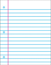 Notebook Paper Wipe-Off® Chart