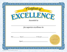 Certificate of Excellence Classic Certificates