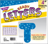 Blue Sparkle 4-Inch Casual Uppercase Ready Letters®