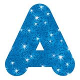 Blue Sparkle 4-Inch Casual Uppercase Ready Letters®