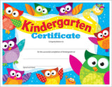 Kindergarten Certificate (Owl-Stars!®) PK-K Certificates & Diplomas