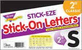 Black 2-Inch Letters & Marks STICK-EZE®