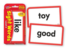 Sight Words–Level A Pocket Flash Cards