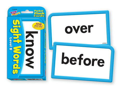 Sight Words–Level B Pocket Flash Cards