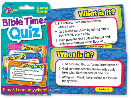 Bible Times Quiz Challenge Cards®