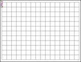 Graphing Grid (Small Squares) Wipe-Off® Charts
