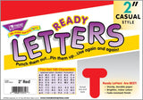 Red 2-Inch Casual Uppercase Ready Letters®