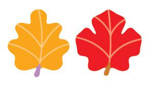 Autumn Leaves superShapes Stickers