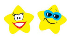 Star Brights superShapes Stickers