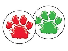 Paw Prints superSpots® Stickers