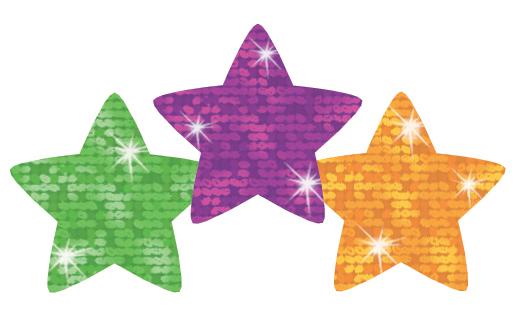 Super Stars superSpots® Stickers–Sparkle