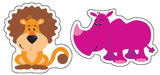 Awesome Animals superShapes Stickers–Large
