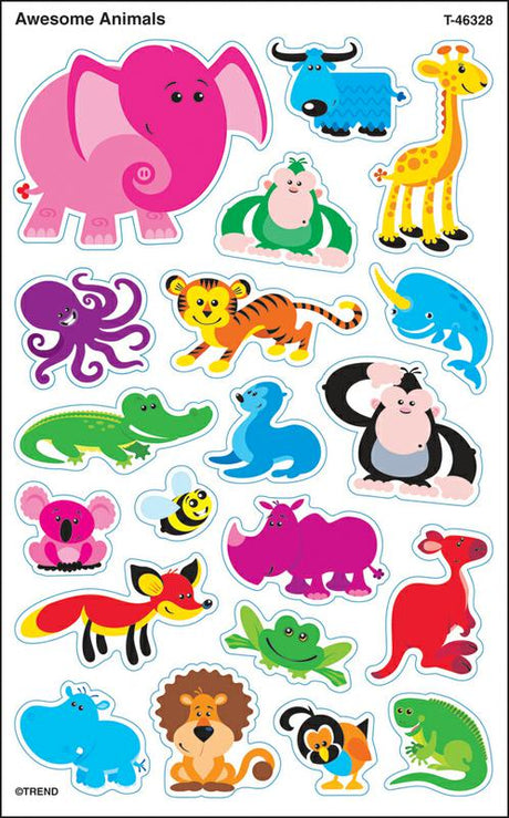 Awesome Animals superShapes Stickers–Large