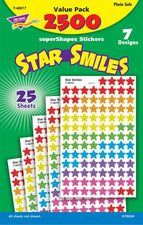 Star Smiles superShapes Stickers Value Pack
