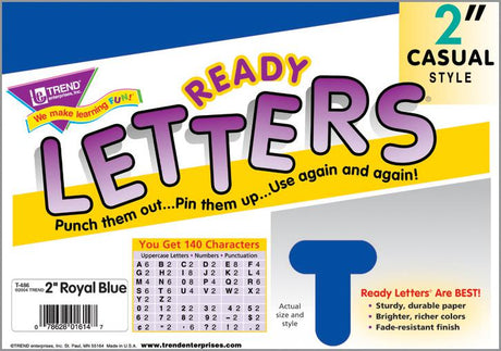 Royal Blue 2-Inch Casual Uppercase Ready Letters®