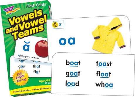 Vowels and Vowel Teams Skill Drill Flash Cards