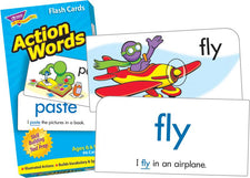 Action Words Skill Drill Flash Cards