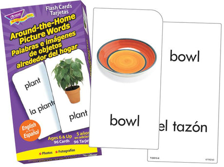 Around-the-Home/Palabras (ENG/SP) Skill Drill Flash Cards