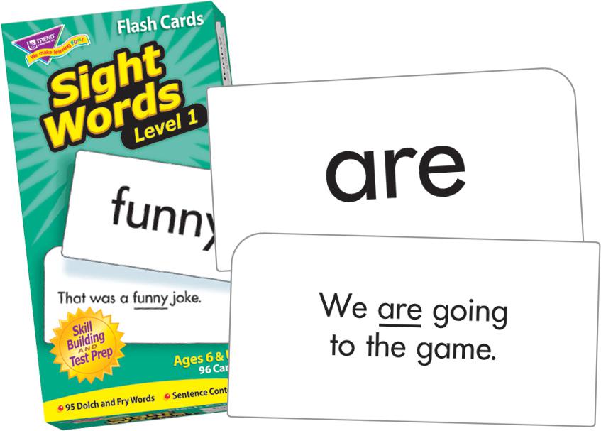 Sight Words–Level 1 Skill Drill Flash Cards