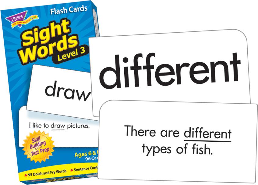 Sight Words–Level 3 Skill Drill Flash Cards
