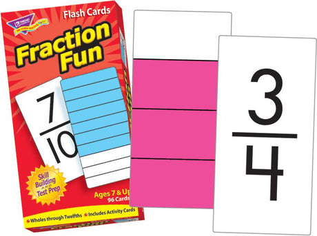 Fraction Fun Skill Drill Flash Cards