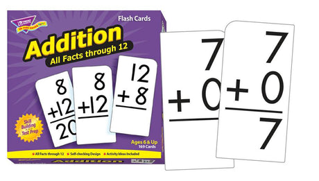 Addition 0-12 (All Facts) Skill Drill Flash Cards