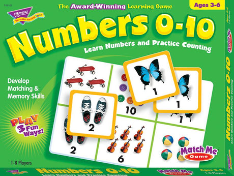 Numbers 0–10 Match Me® Games