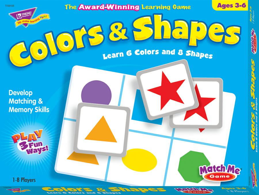 Colors & Shapes Match Me® Games