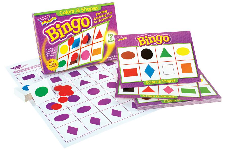 Colors & Shapes Bingo Game