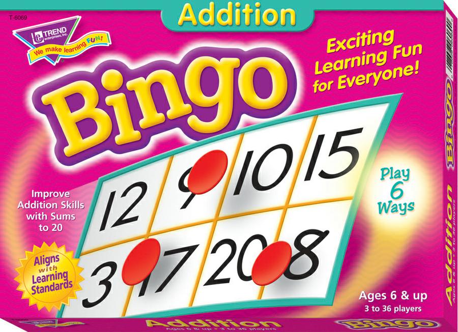 Addition Bingo Game