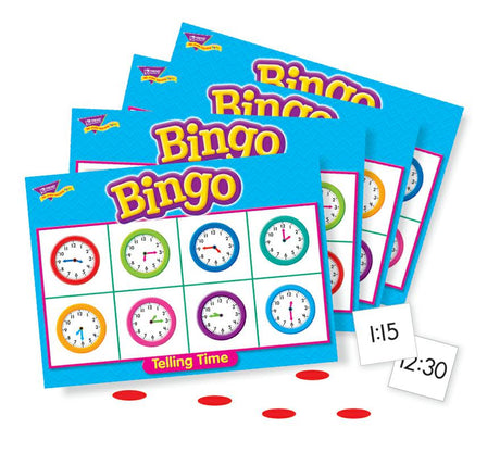 Telling Time Bingo Game