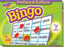 Prefixes & Suffixes Bingo Game