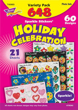Holiday Celebration Sparkle Stickers® Variety Pack