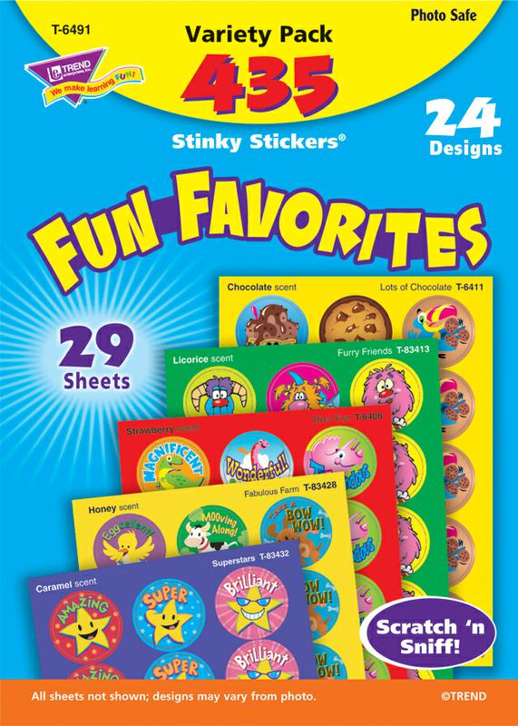 Fun Favorites Stinky Stickers® Variety Pack